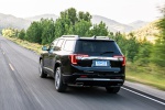 2020 GMC Acadia Denali AWD in Carbon Black Metallic - Driving Rear Left View